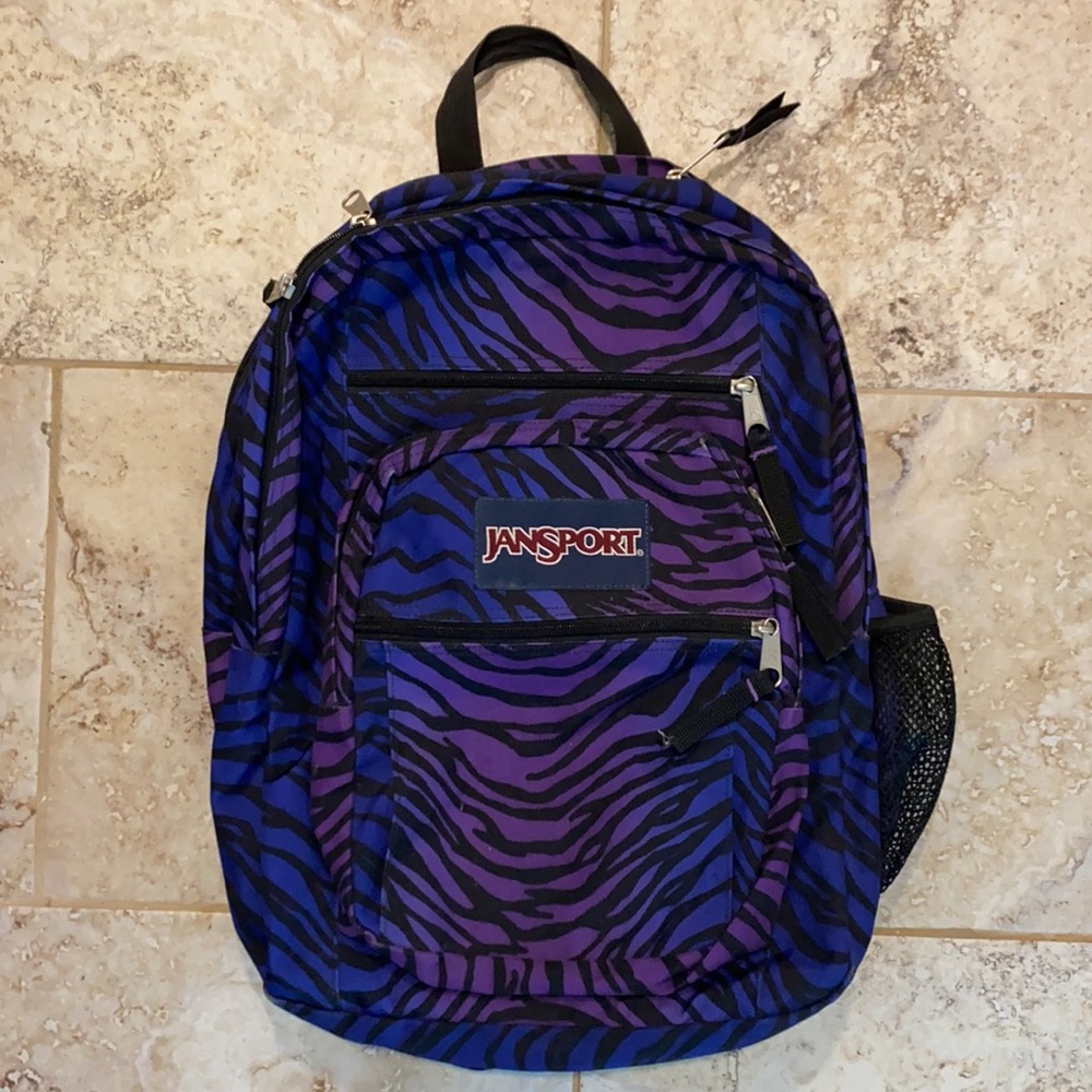 Jansport zebra backpack